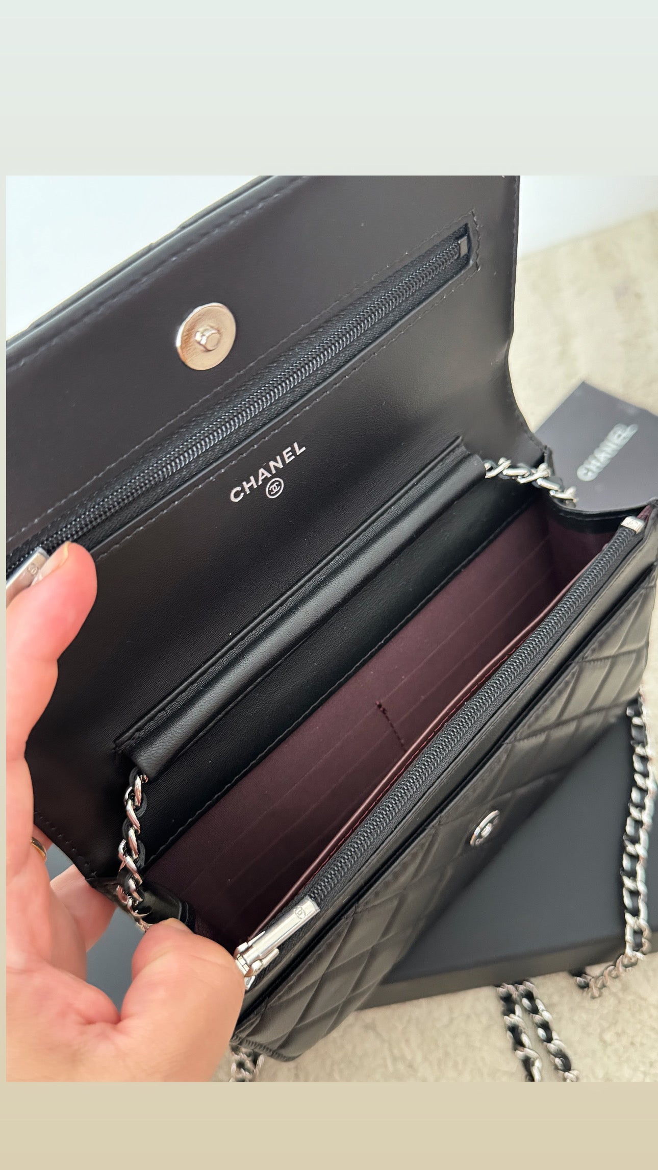 Sac CC cuir lisse