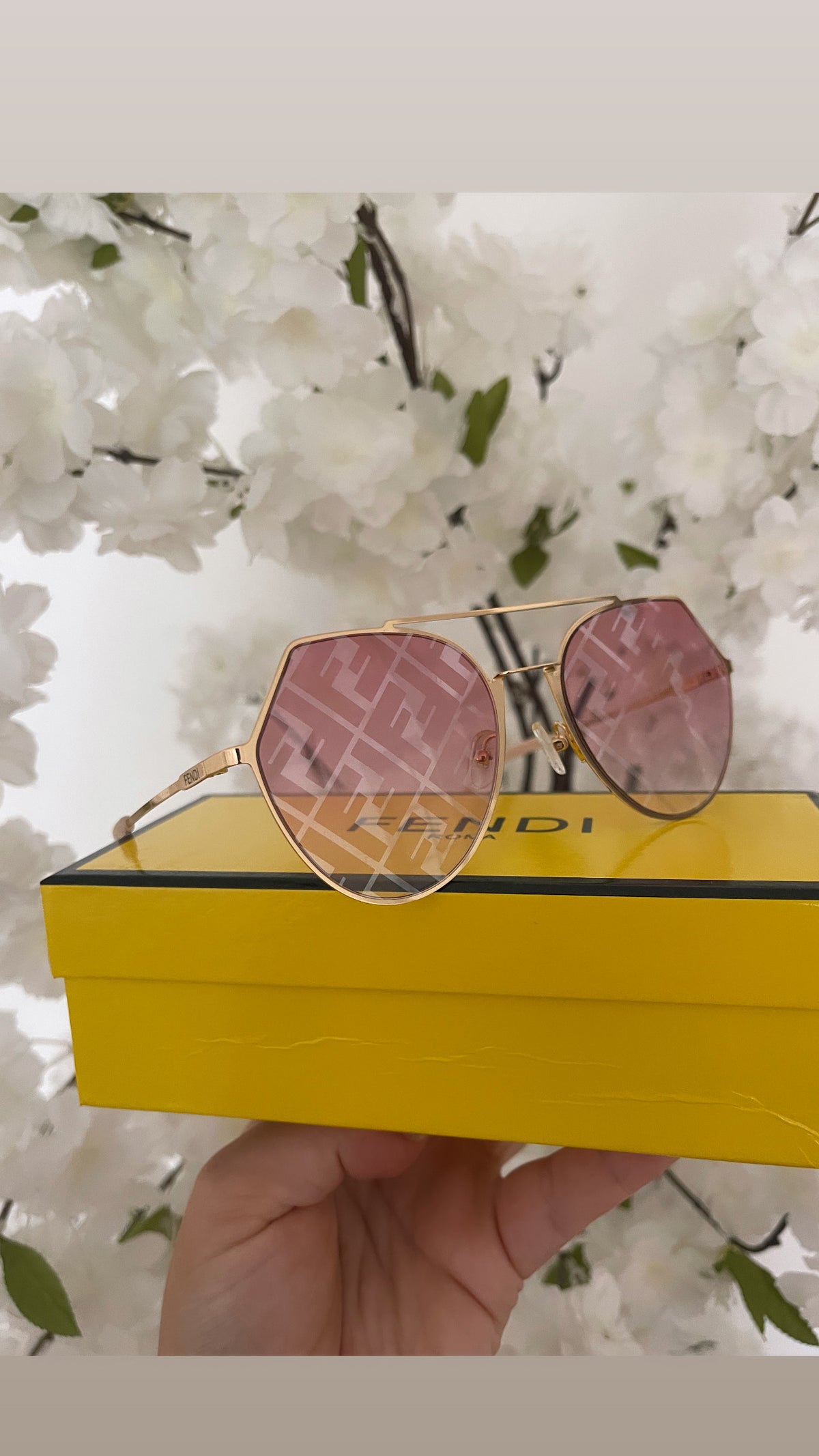 Lunette Fendi Pink