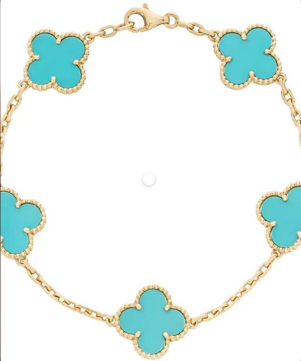 Bracelet trèfle turquoise ÉDITION LIMITÉE