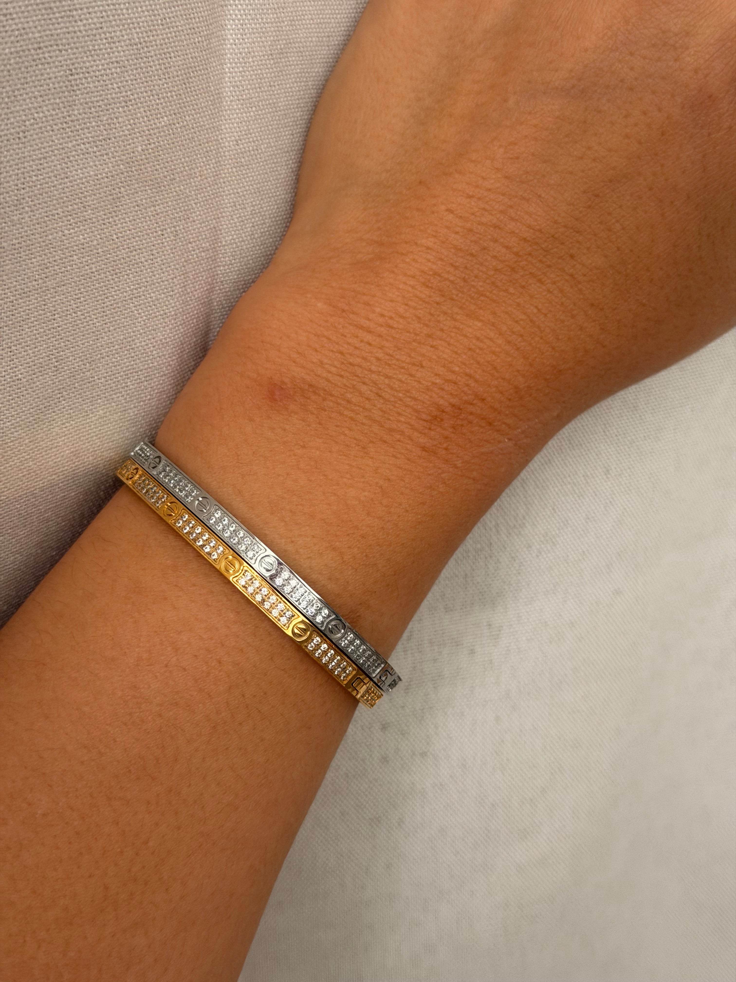 Bracelet full pavé Cartier FIN