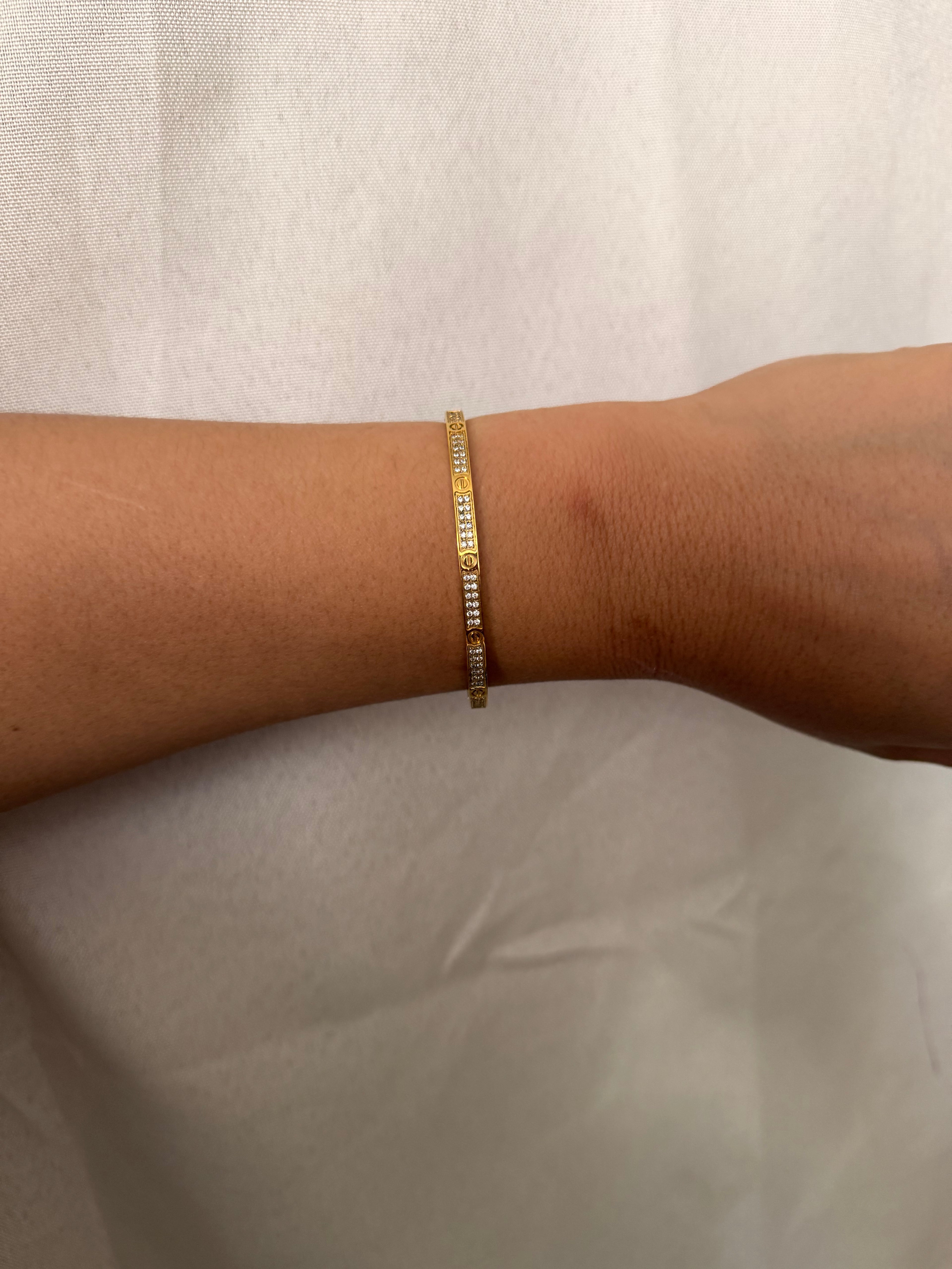 Bracelet full pavé Cartier FIN