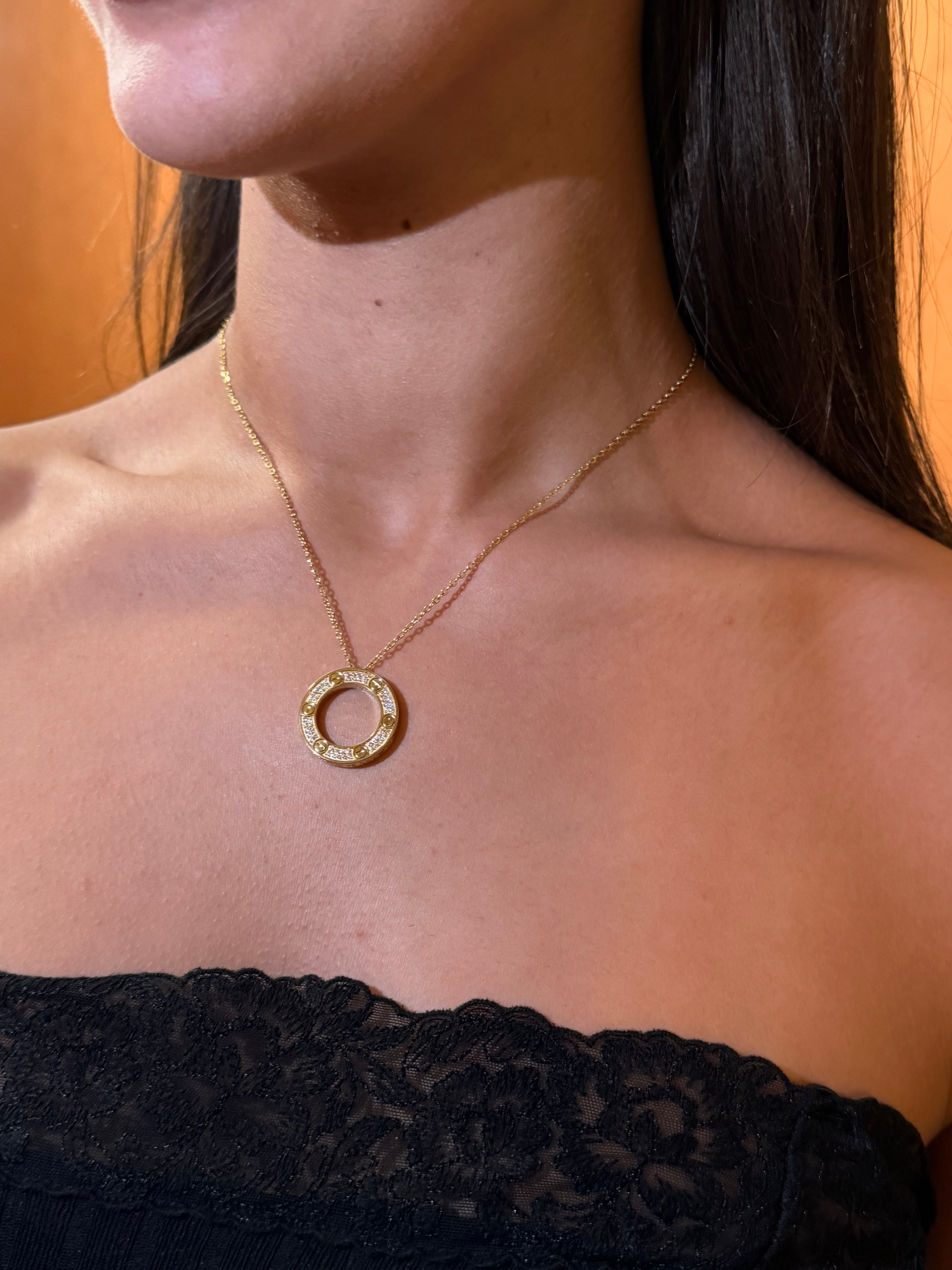 Collier Love full pavé