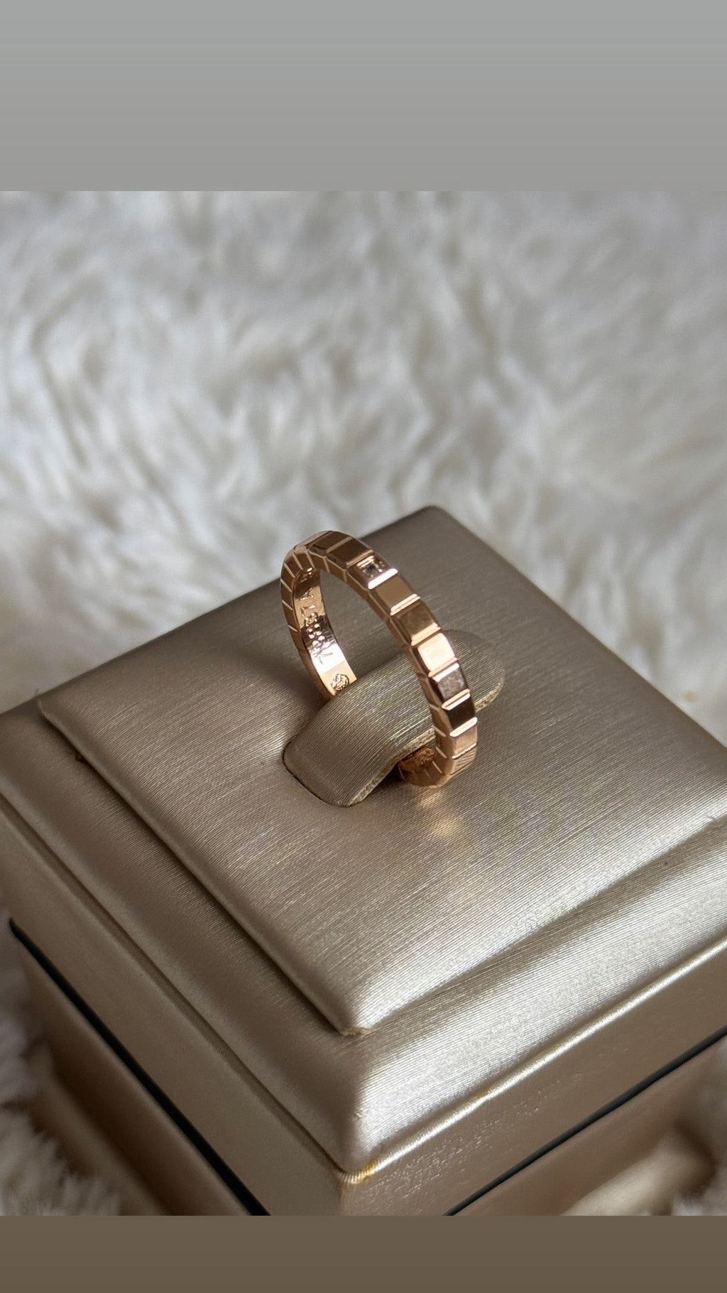Bague Chopar rose Gold
