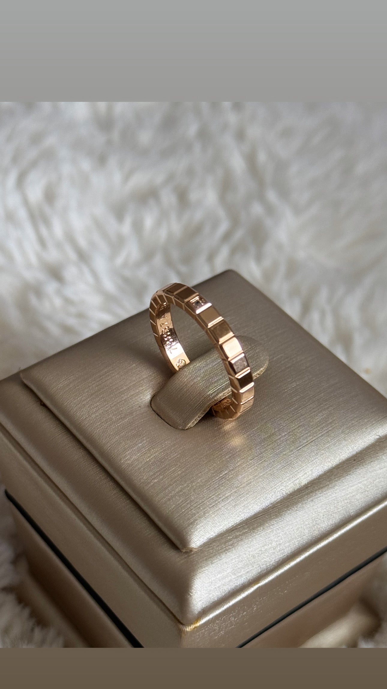 Bague Chopar rose Gold