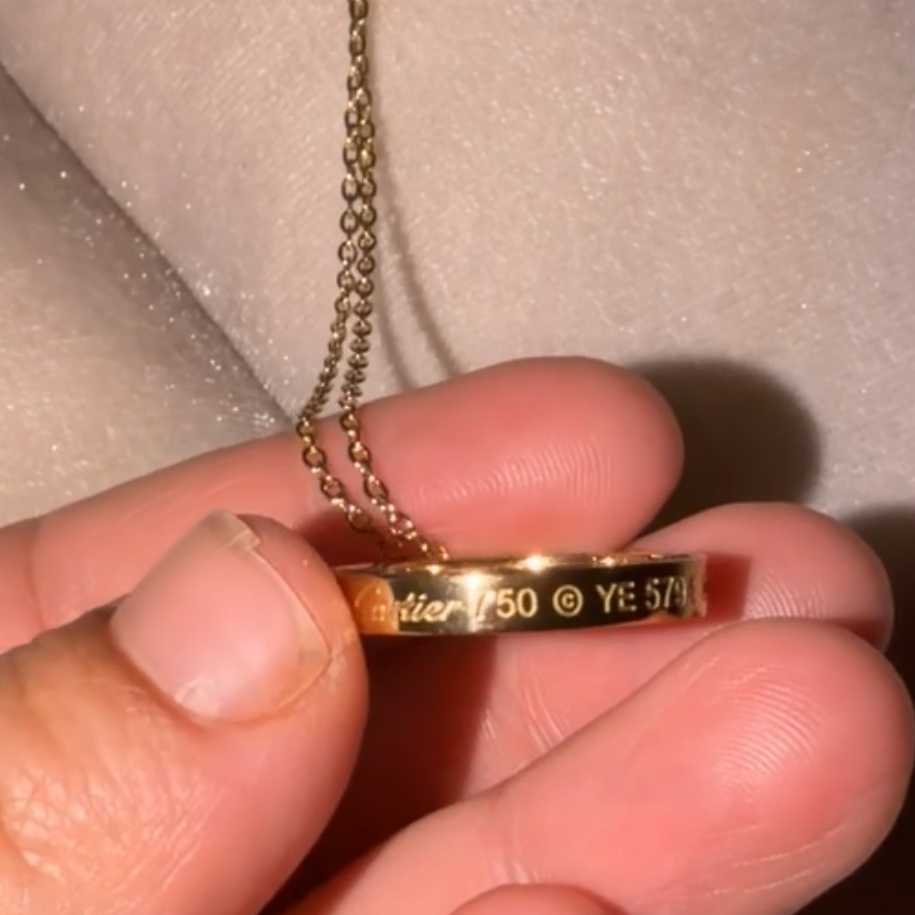 Collier Love full pavé
