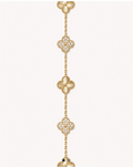 Bracelet trefle mi gold mi diams