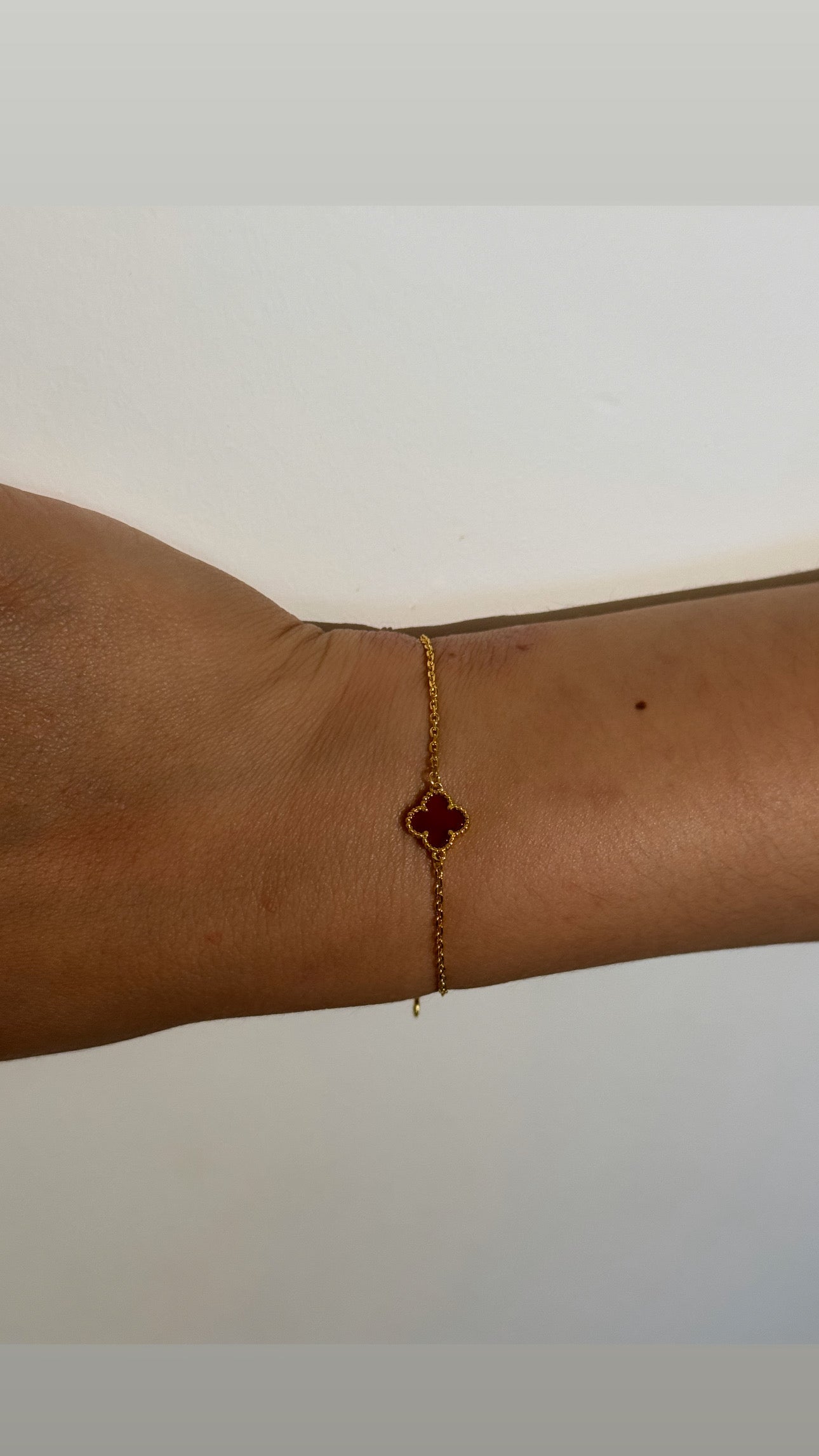 Bracelet mini VC rouge bordeaux