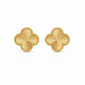 Boucles d’oreille trèfle médium GOLD