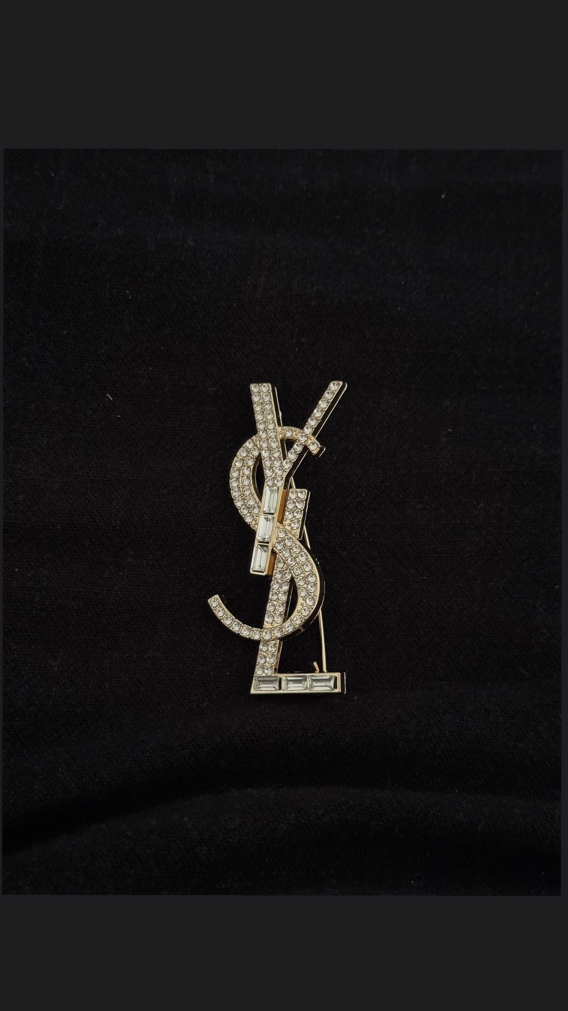 Broche YLS strass