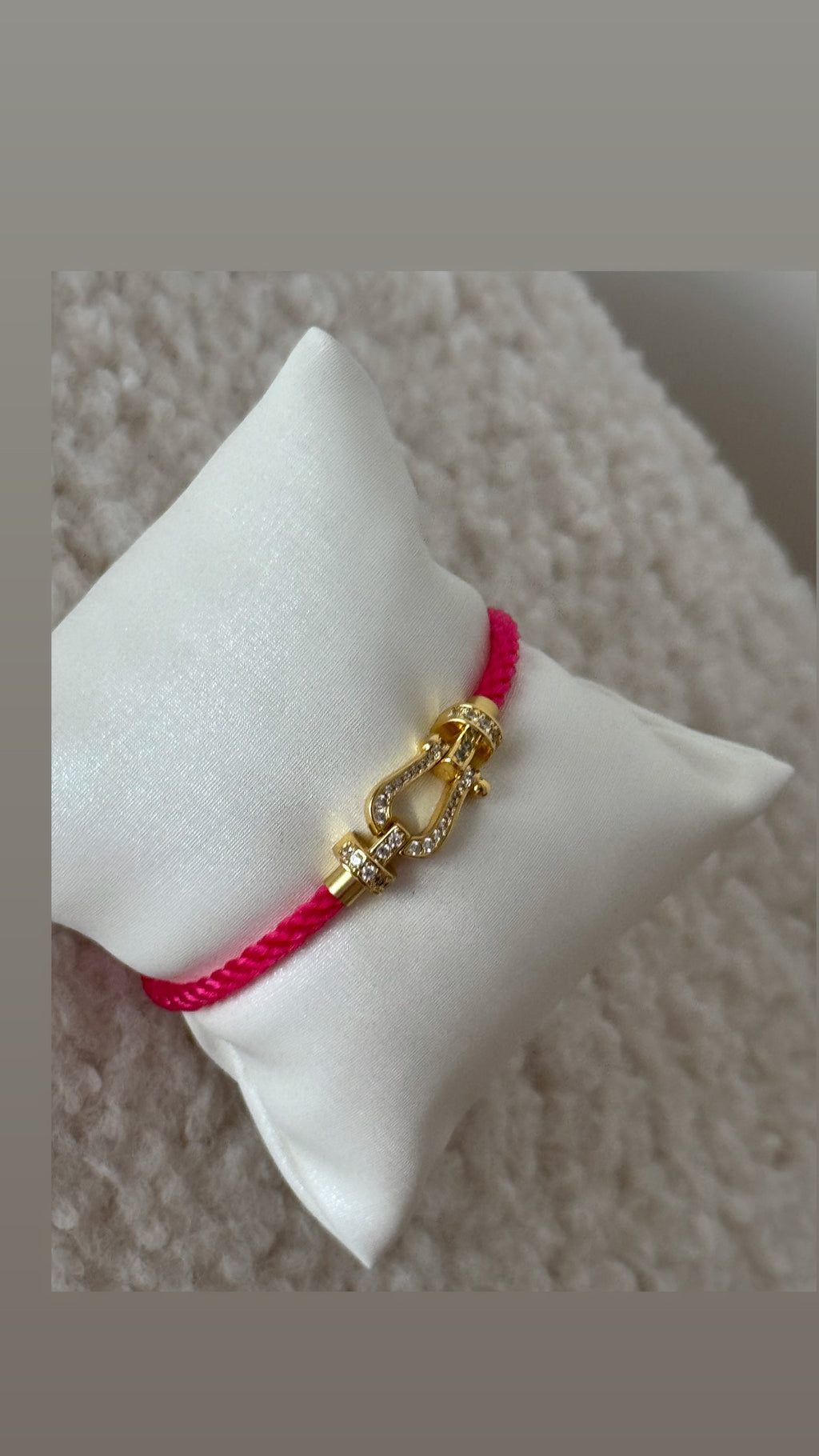 Bracelet Fanny rose fushia