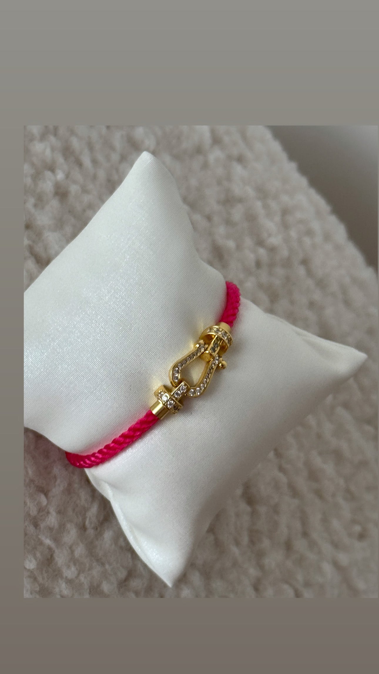 Bracelet Fanny rose fushia