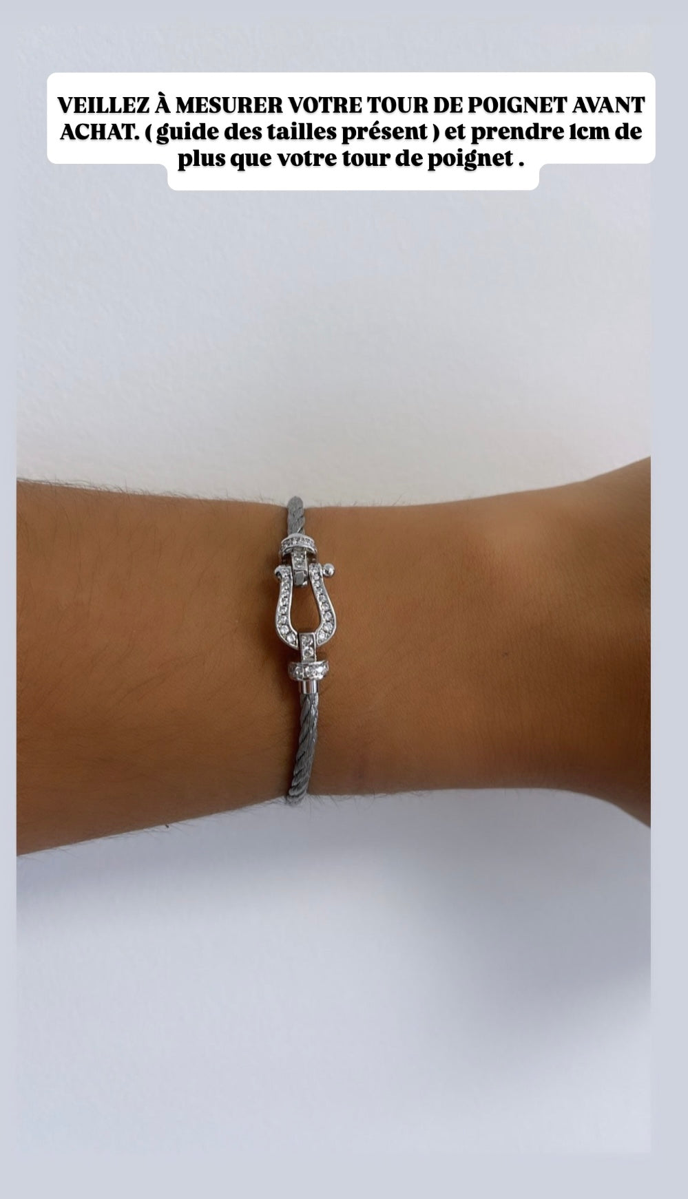 Bracelet Fanny mini full silver