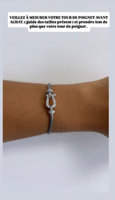 Bracelet Fanny mini full silver