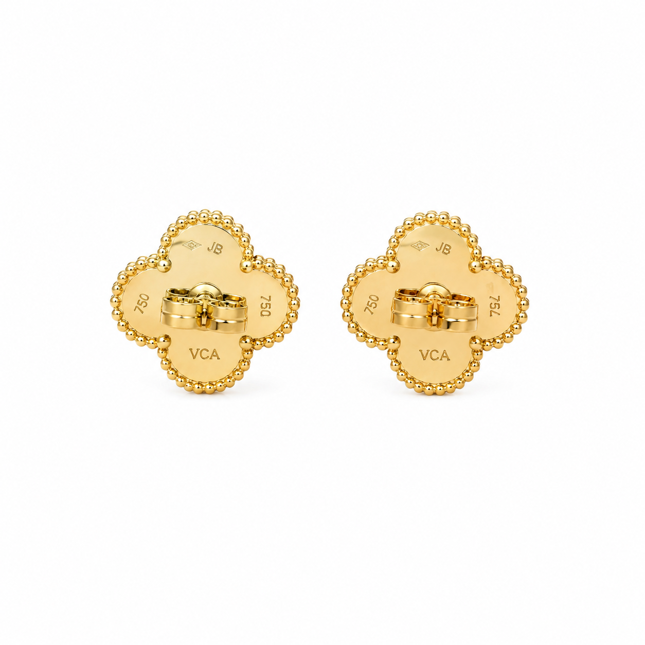 Boucles d’oreille trèfle médium GOLD
