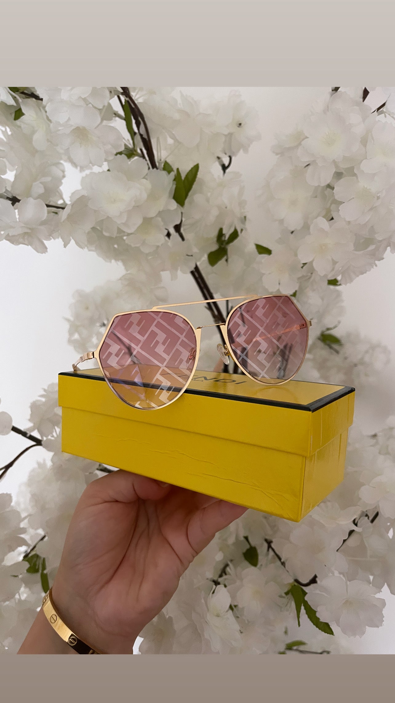 Lunette Fendi Pink