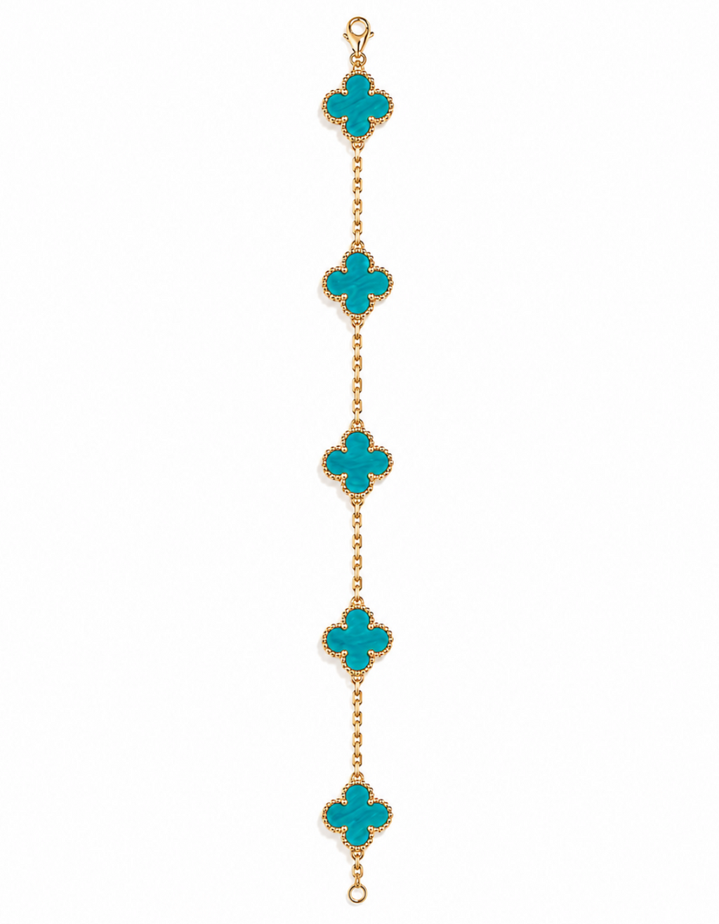 Bracelet trèfle turquoise ÉDITION LIMITÉE