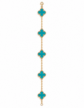Bracelet trèfle turquoise ÉDITION LIMITÉE