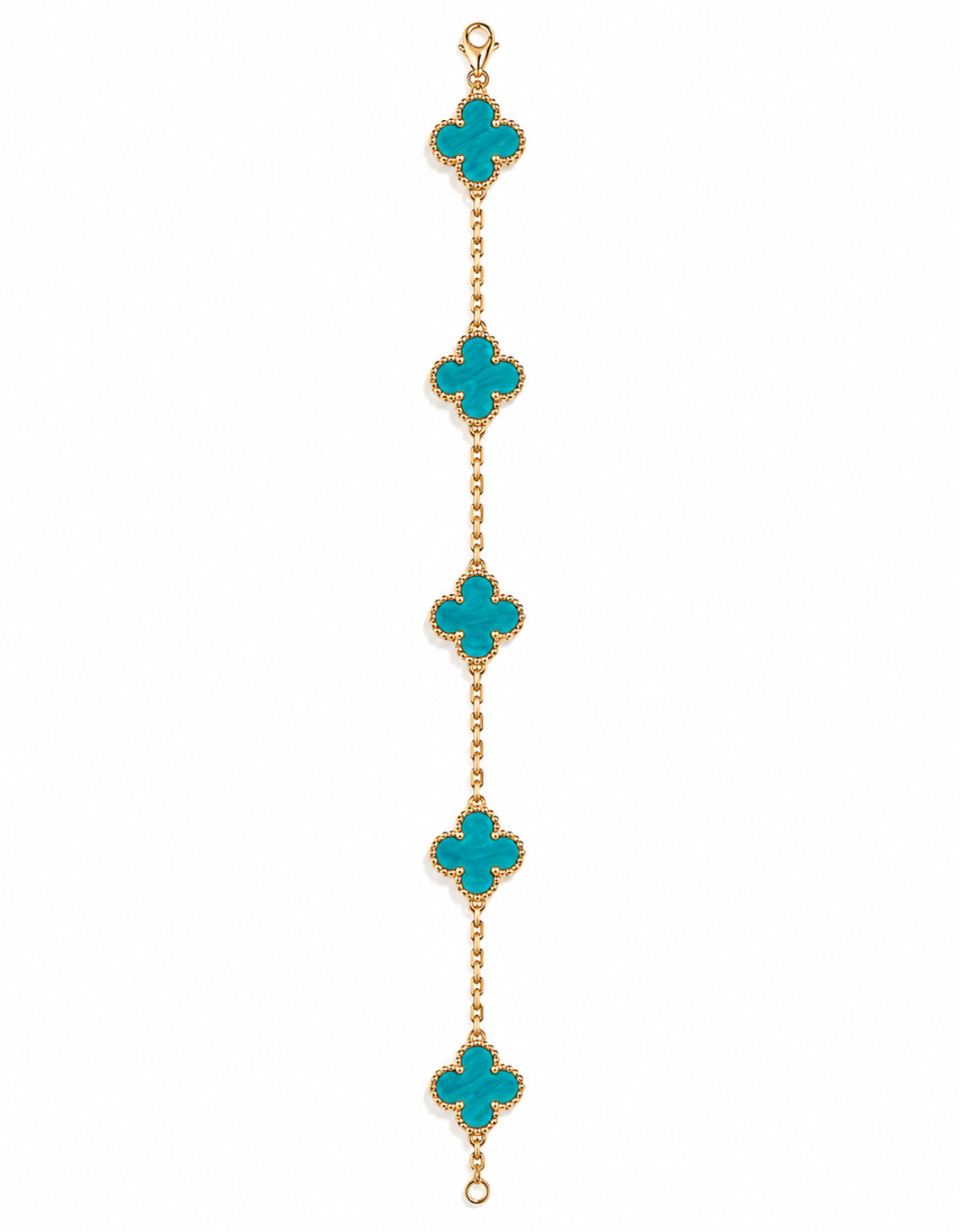 Bracelet trèfle turquoise ÉDITION LIMITÉE