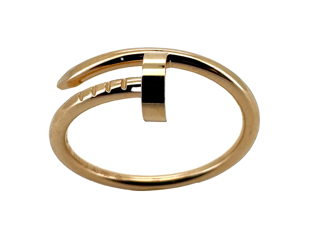 Bague clou SD or Épaisse