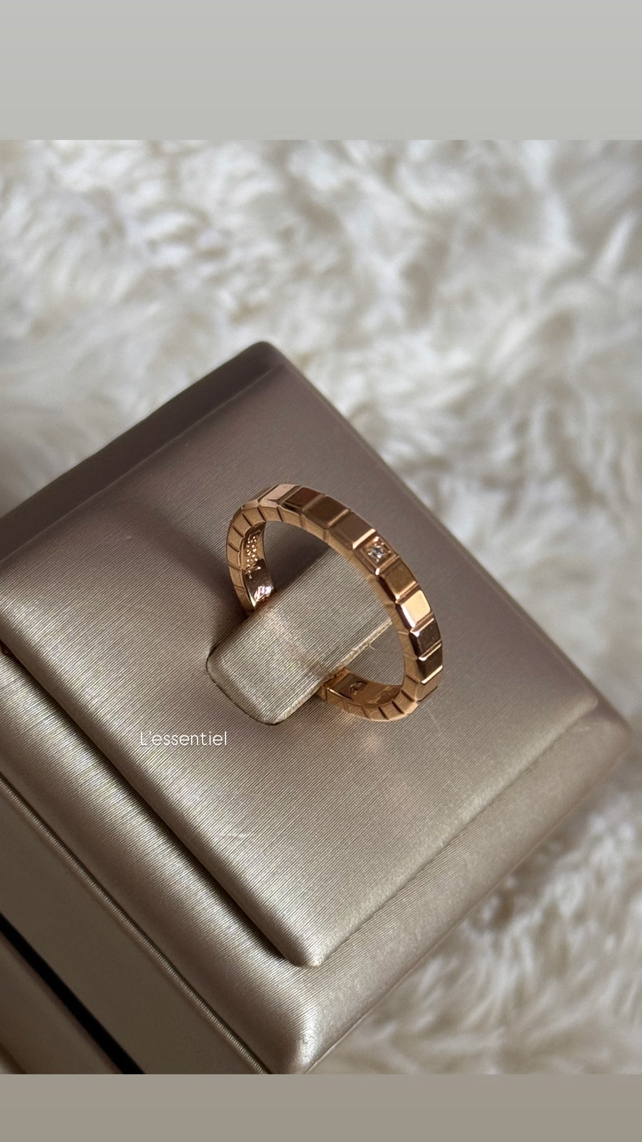 Bague Chopar rose Gold