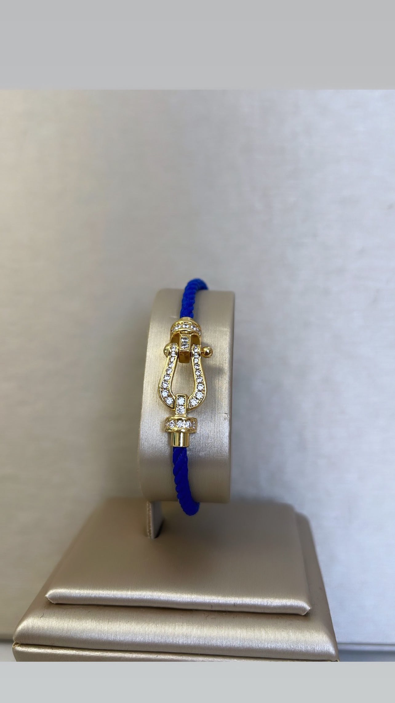 Bracelet Fanny bleu roi/gold