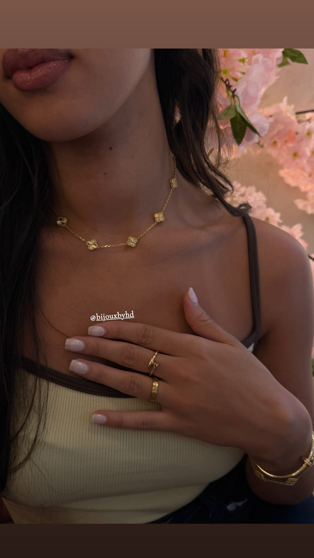 Collier VC mini gold Yassouk