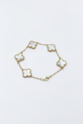 Bracelet trèfle Blanc