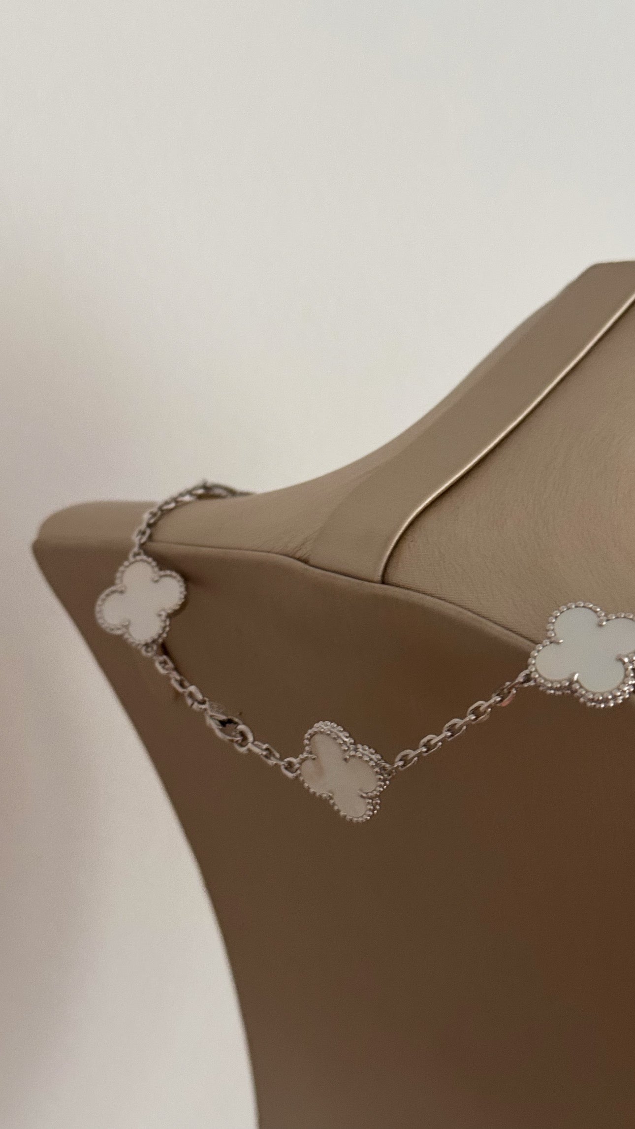 Collier plusieur trèfle Silver