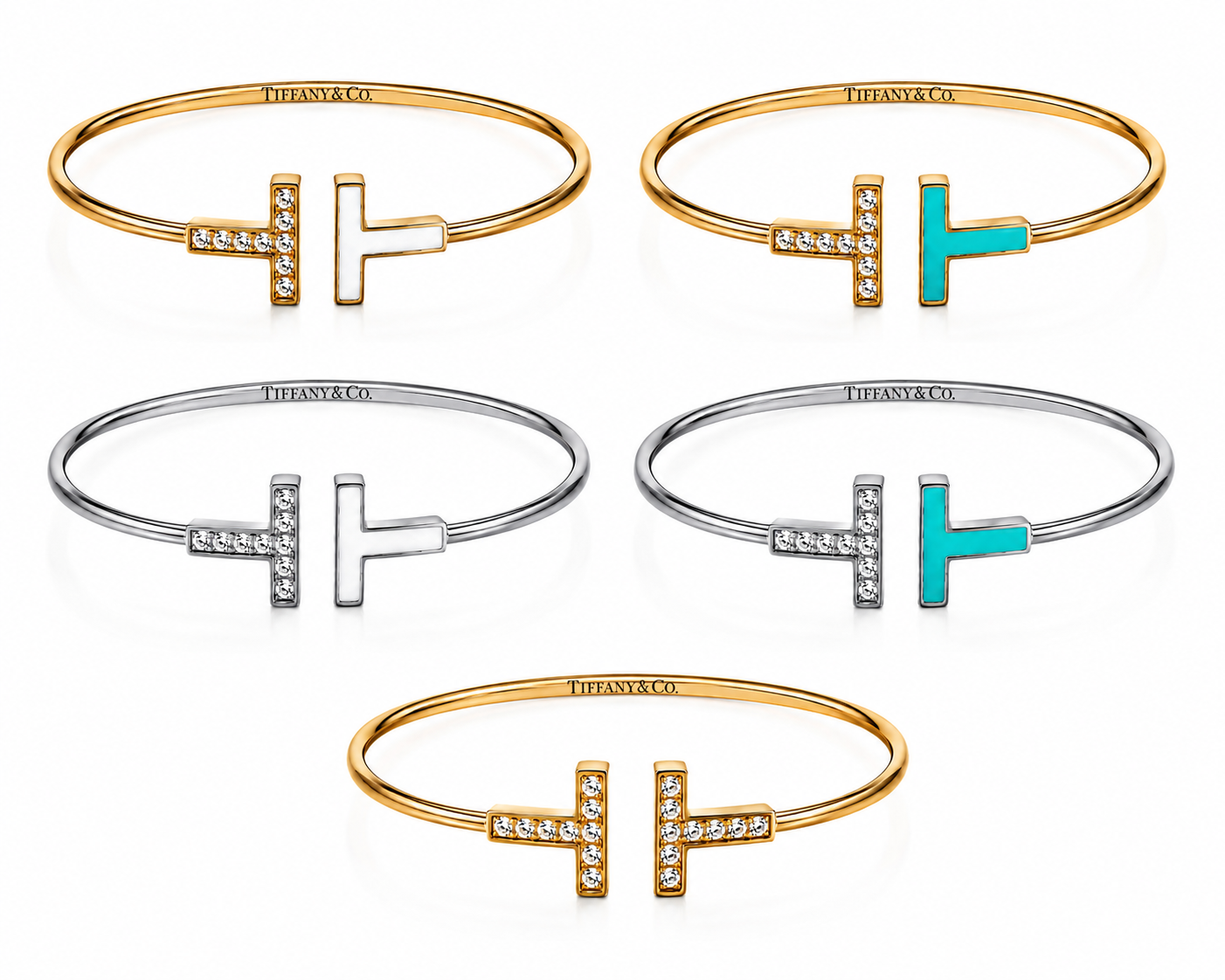 Bracelet jonc Tiffany