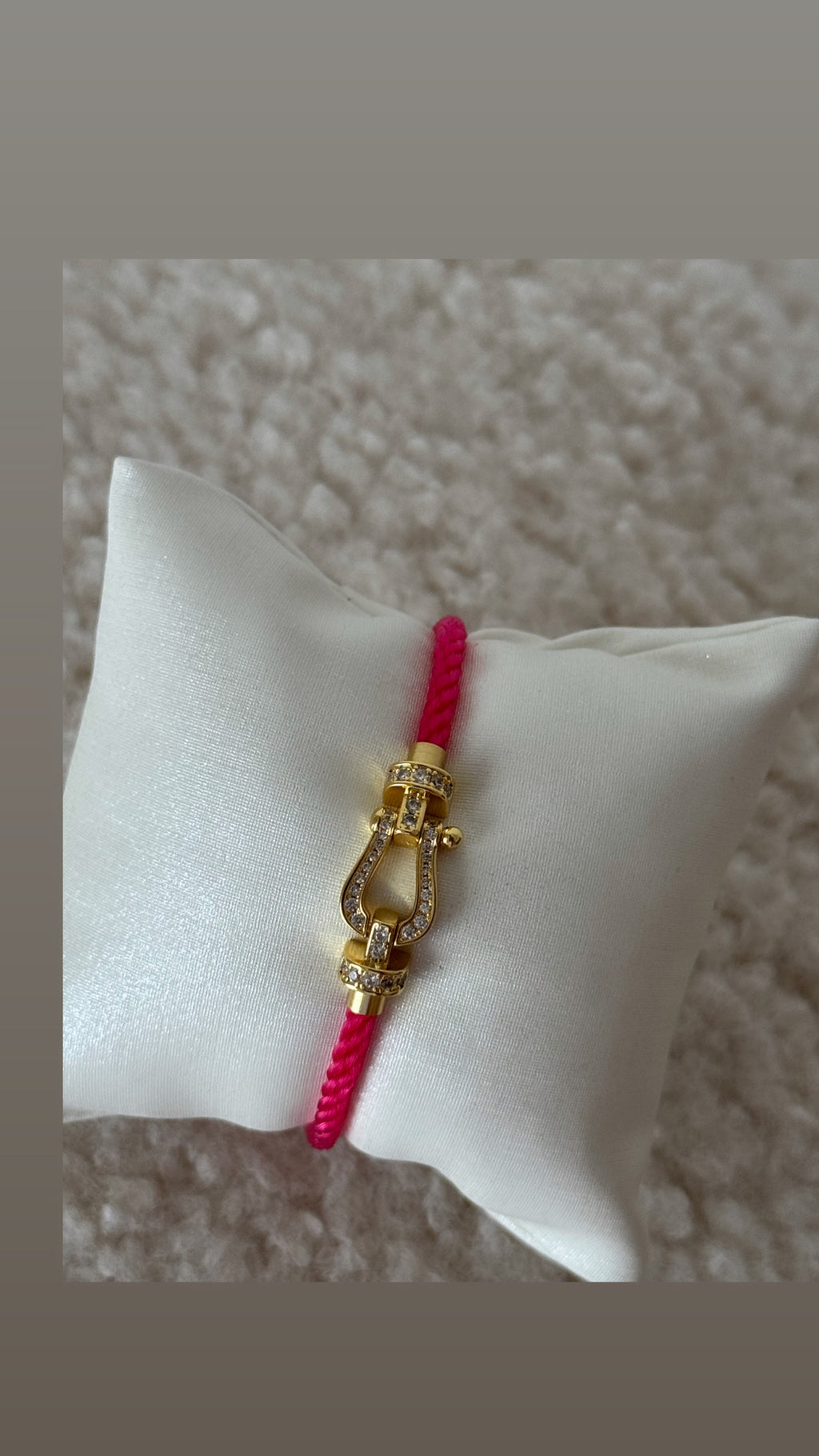 Bracelet Fanny rose fushia