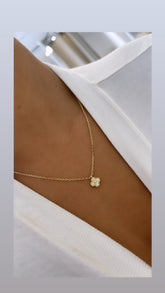 Collier trefle mini Golden