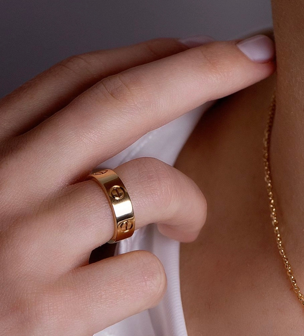 Bague Cartier love épaisse