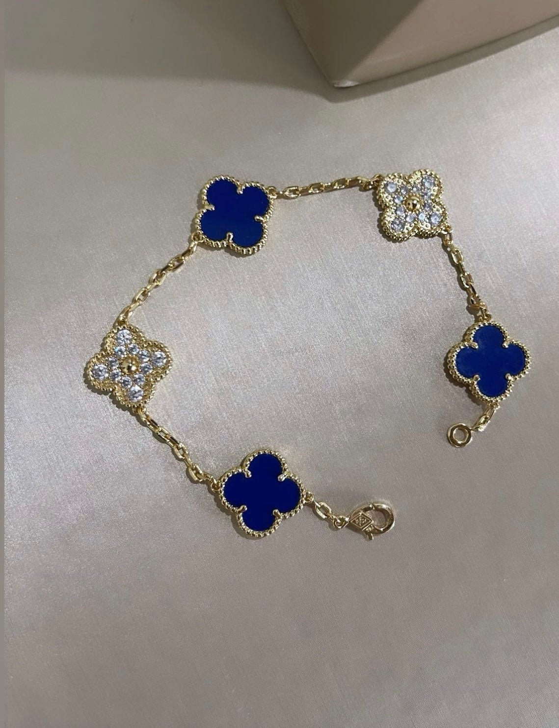 Bracelet VC mi diams mi bleu roi