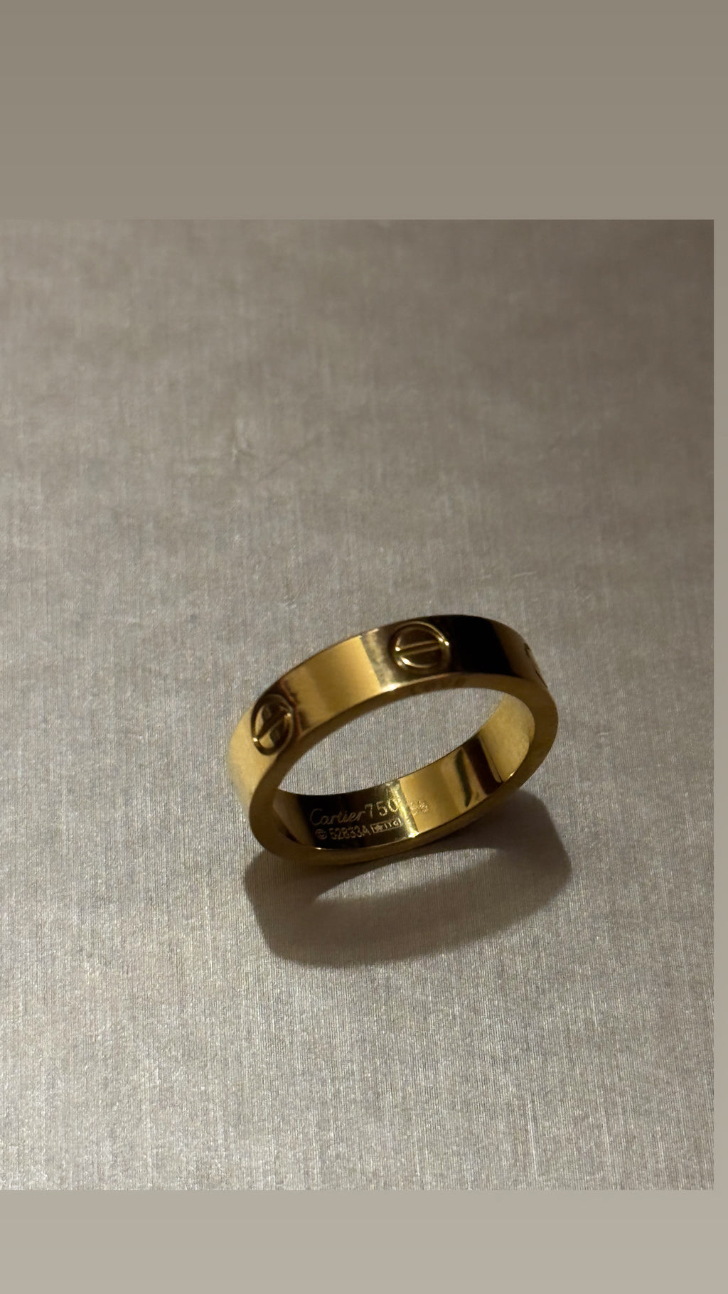 Bague Cartier love épaisse
