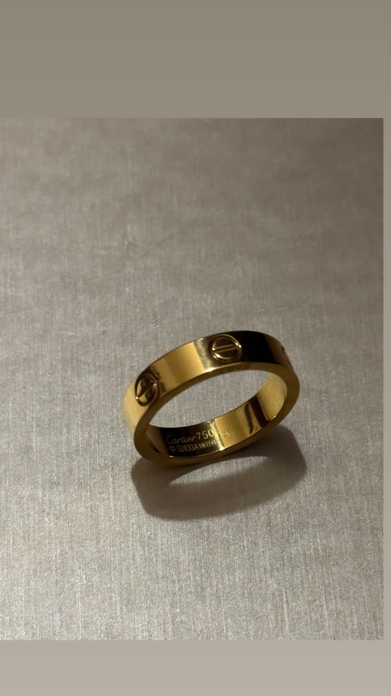 Bague Cartier love épaisse