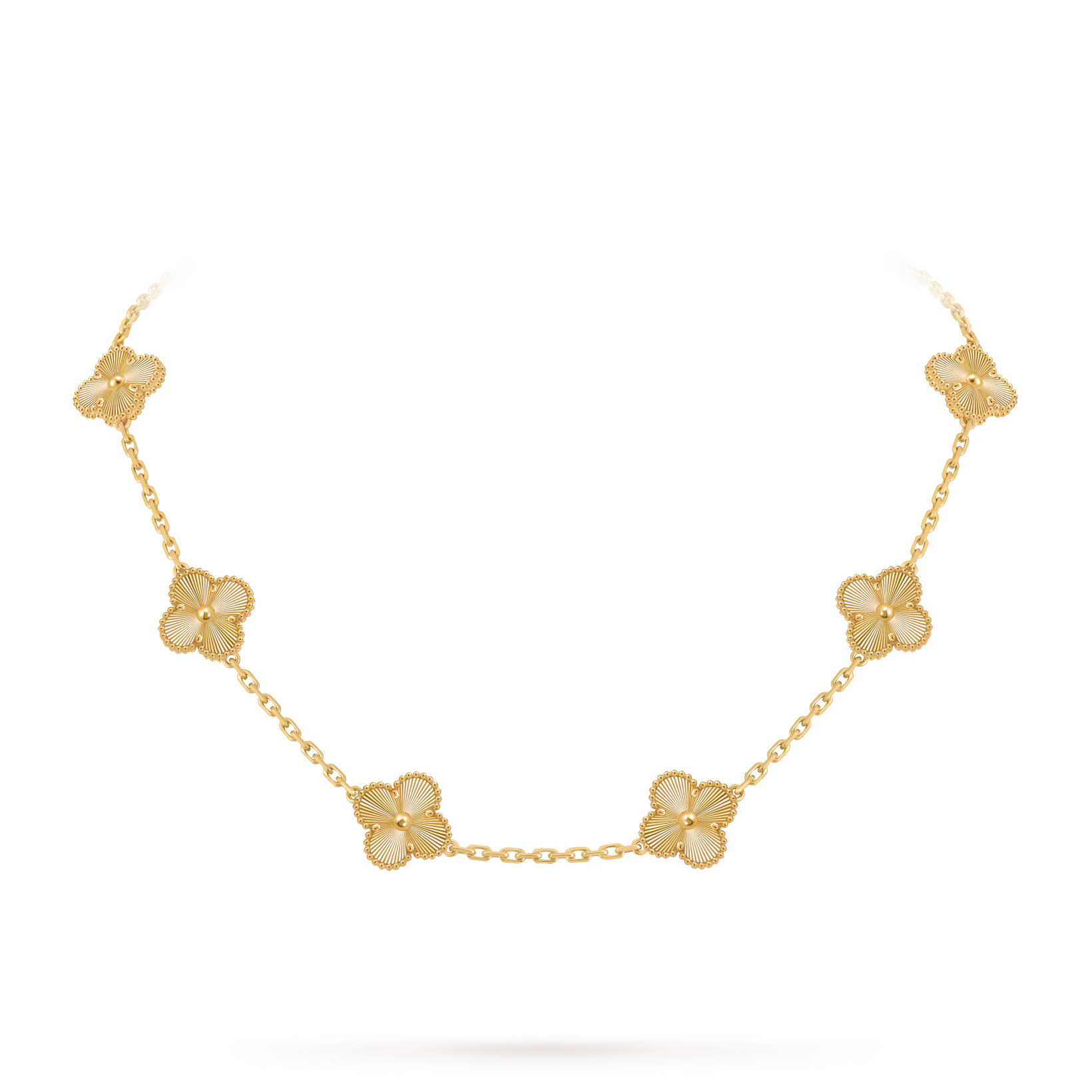 Collier luxury trèfles gold